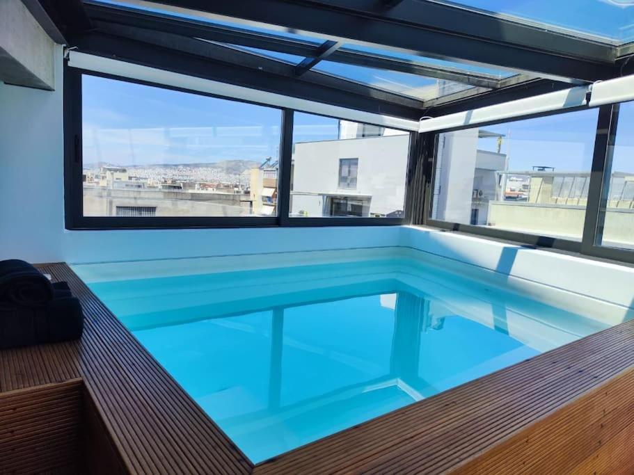 Apartamento Gazi Pool House Atenas Exterior foto